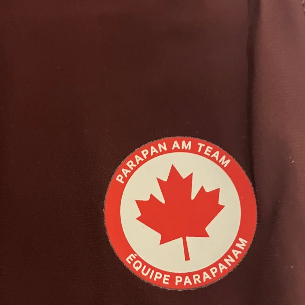 lululemon athletica Men's Maroon Joggers size medium Canada Olympics - Picture 3 of 10